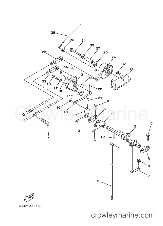 Yamaha Motors FT25B (68U8) [090] - CONTROL