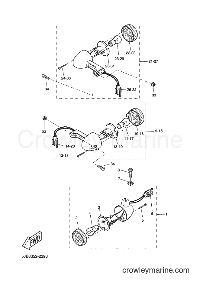 Yamaha Motors YH50 (5PF4) [020] - FLASHER LIGHT