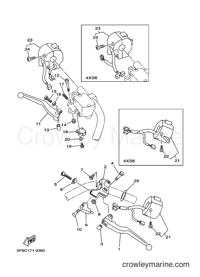 2000 Cruiser XVS650 - XVS650 (5FBC) [010] - HANDLE SWITCH & LEVER