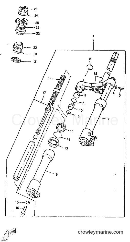 Yamaha Motors CW50RS (4TDK) [010] - FRONT FORK