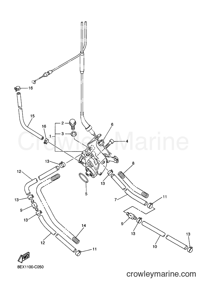 2004 Snowmobile SXV60VT - SXV60VT (8FD1) [030] - OIL PUMP