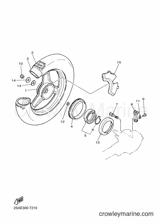 2018 Dirt Bike PW50 - PW50 (2SAE) [010] - REAR WHEEL