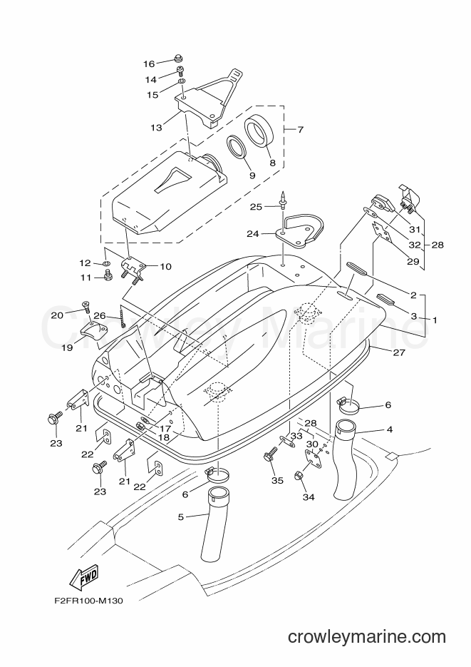 Yamaha Motors SJ700B-P (F4D3) [010] - ENGINE HATCH