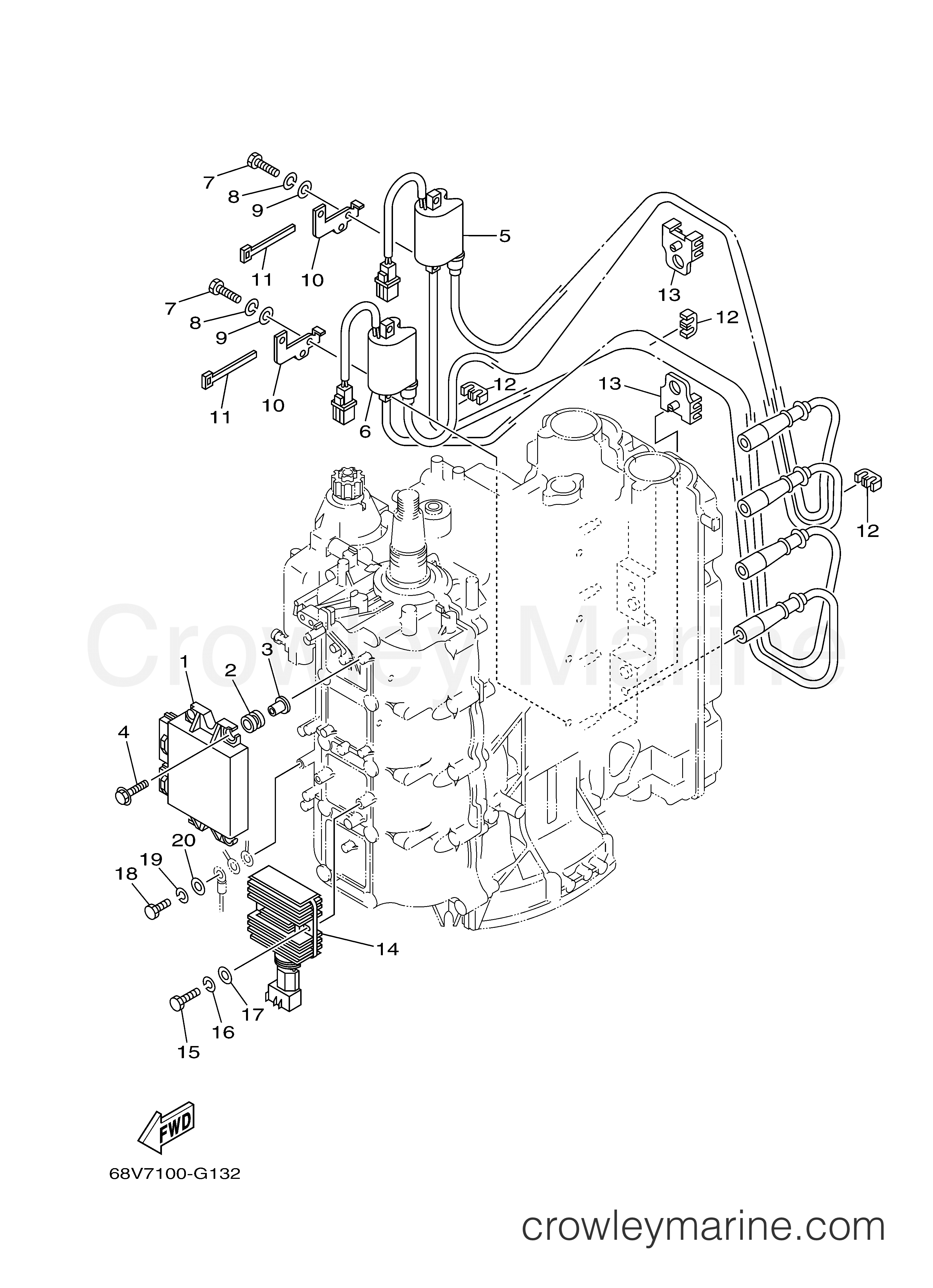 Yamaha Motors F115TLR - ELECTRICAL 1