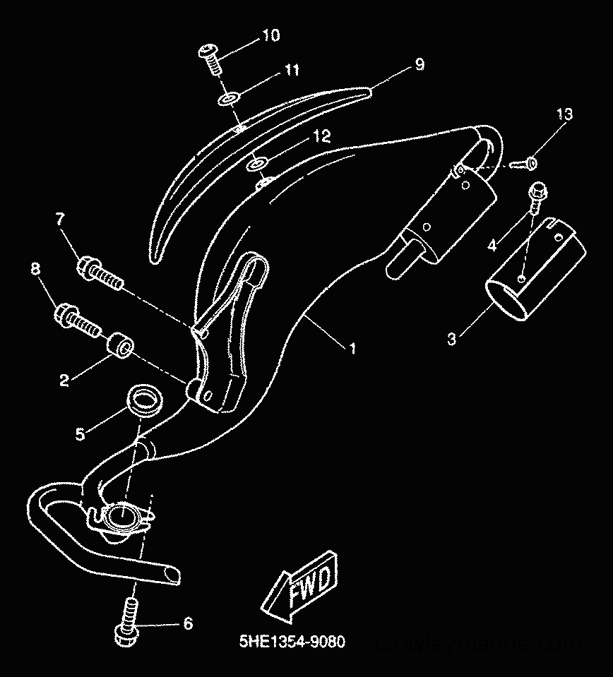 2000 Scooter YQ50 - YQ50 (5HEK) [010] - EXHAUST