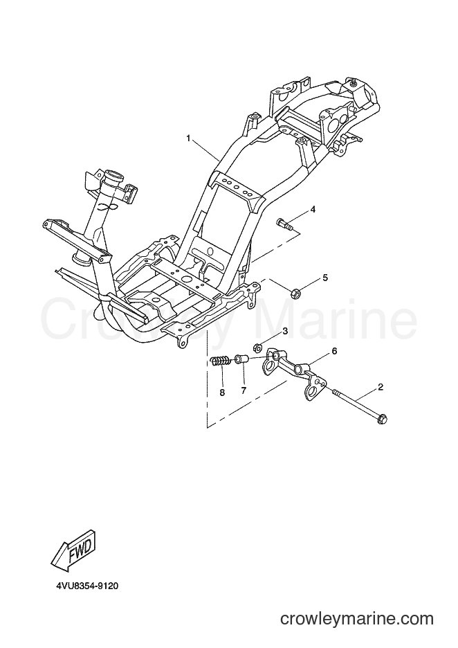 1999 Scooter CW50 - CW50 (4VVR) [010] - FRAME