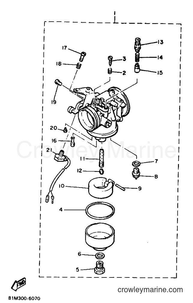 1987 Snowmobile ET340PL - ET340PL (83F) [999] - CARBURETOR