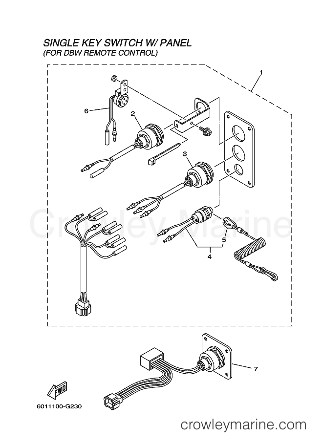 Yamaha Motors RIGGING REMOCON (602R) [999] - SWITCH & PANEL 3