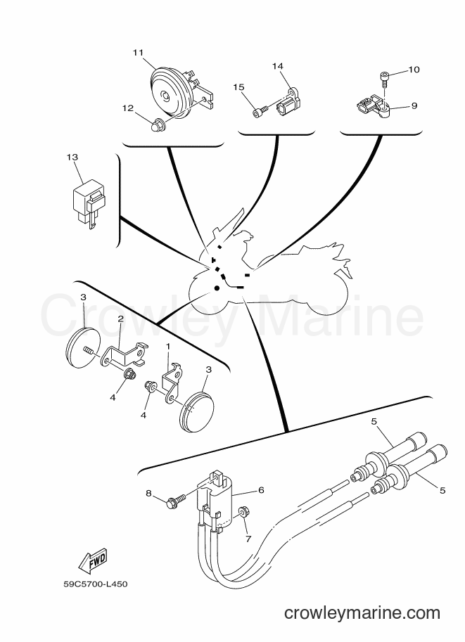 Yamaha Motors XP500 (59CB) [010] - ELECTRICAL 2