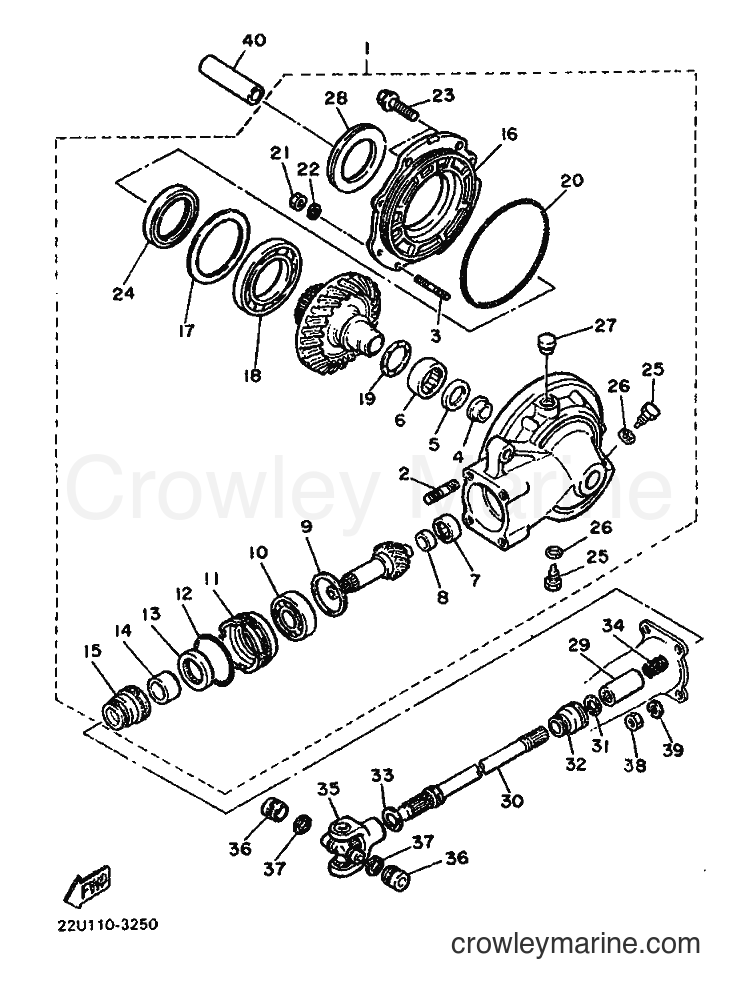 1983 Cruiser XV500 - XV500 (26R0) [010] - DRIVE SHAFT