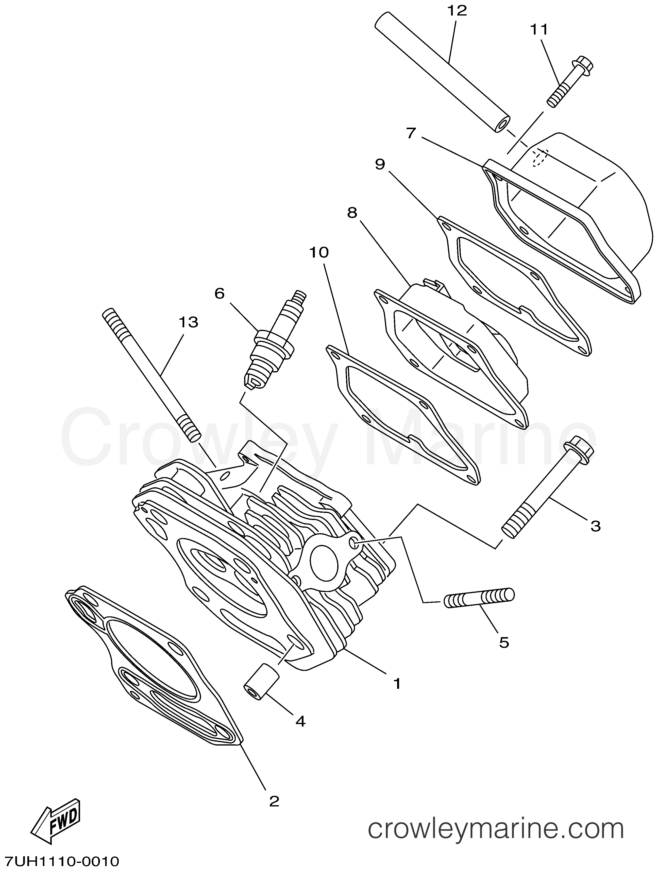 Yamaha Motors EF4000DEX  (YG4000DX_DEC) - CYLINDER
