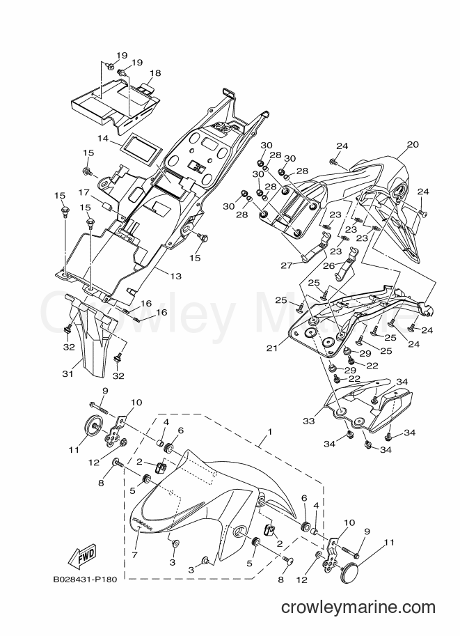 2015 Sport Bike YZF-R3A - YZF-R3A (B028) [010] - FENDER