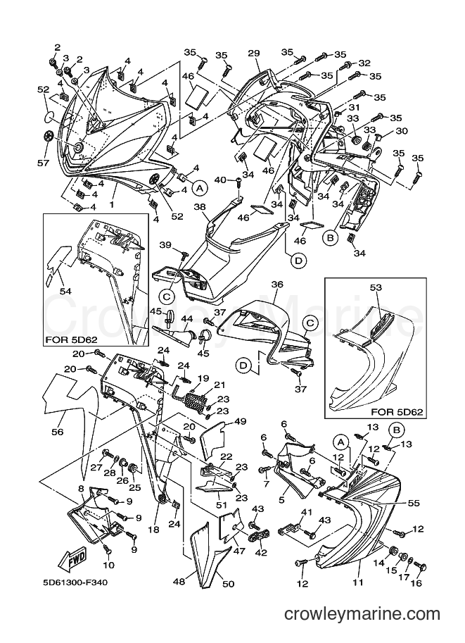 2007 Scooter T135FI - T135FI (5D62) [010] - LEG SHIELD
