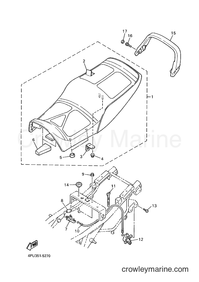Yamaha Motors XJR1200SP (4RB6) [020] - SEAT