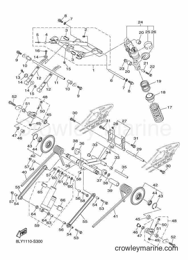 2017 Snowmobile SRS10LL - SRS10LL (8LY1) [010] - TRACK SUSPENSION 2