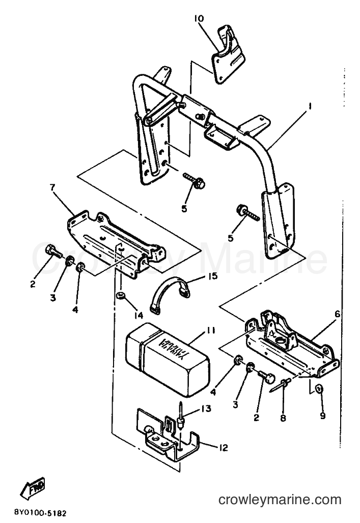 Yamaha Motors SR540P (87U1) [010] - STEERING GATE