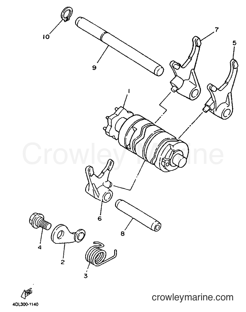 1992 Sport Bike TZR125 - TZR125 (4DL2) [999] - SHIFT CAM & FORK