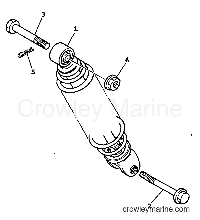1999 Scooter YW100 - YW100 (4VPG) [010] - REAR SUSPENSION