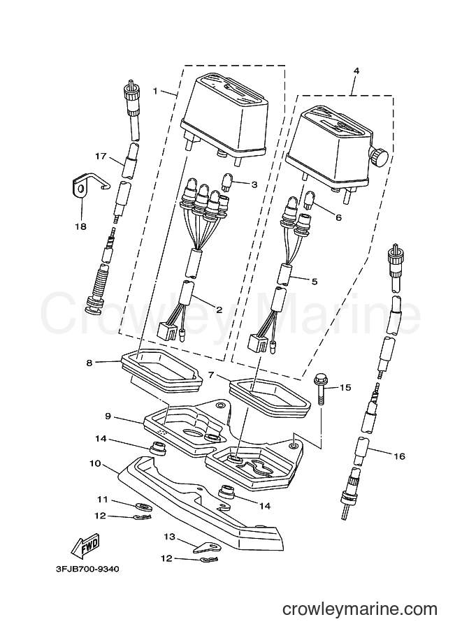 1999 Dirt Bike DT175 - DT175 (3FJB) [010] - METER