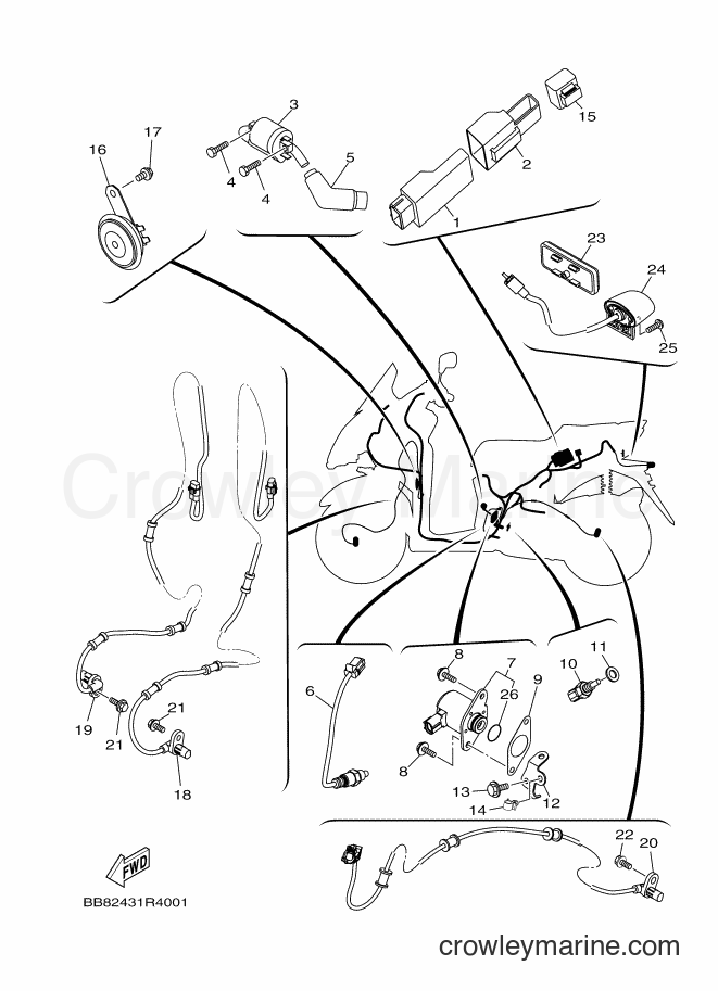 Yamaha Motors MWS150-A (BB81) [010] - ELECTRICAL 2