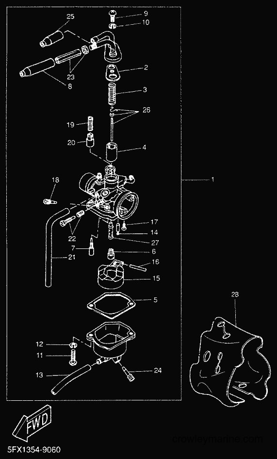 2000 Scooter CW50 - CW50 (5MN1) [020] - CARBURETOR