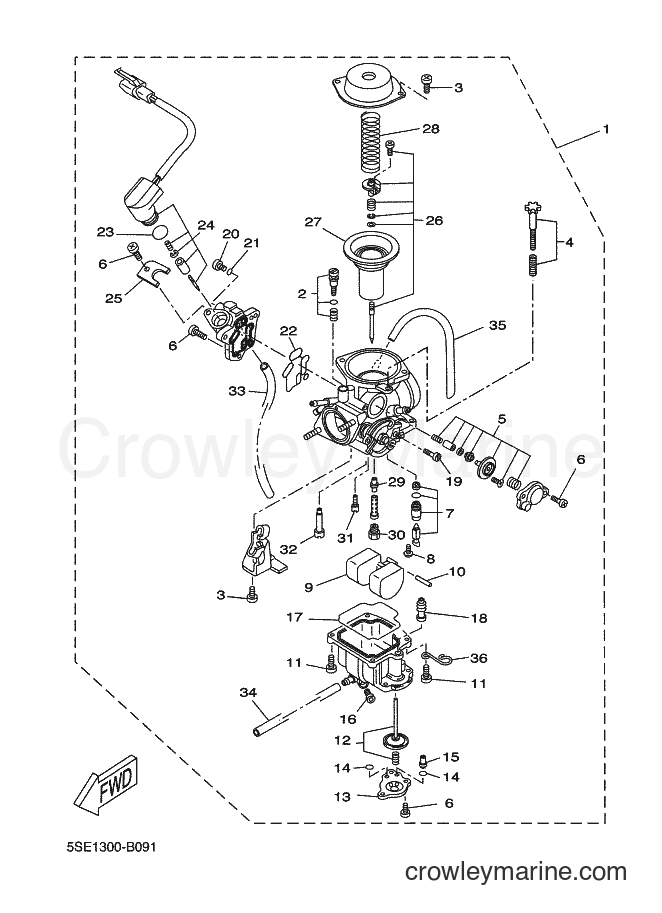2002 Scooter VP300 - VP300 (5SE2) [030] - CARBURETOR