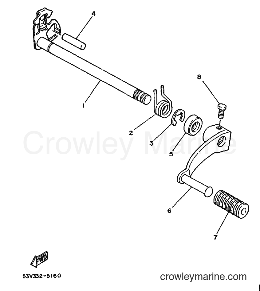 1987 Scooter DT80LC - DT80LC (2RA) [999] - SHIFTER