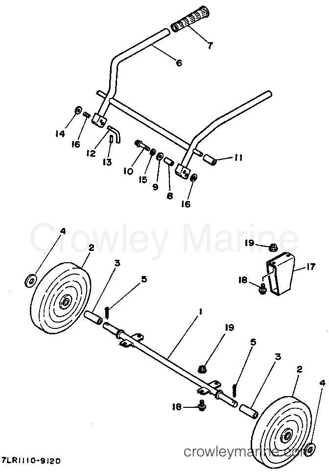Yamaha Motors YG450D - FRONT WHEEL (OPTIONAL PARTS)