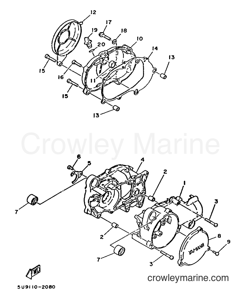 Yamaha Motors MA50M (2FV) [999] - CRANKCASE