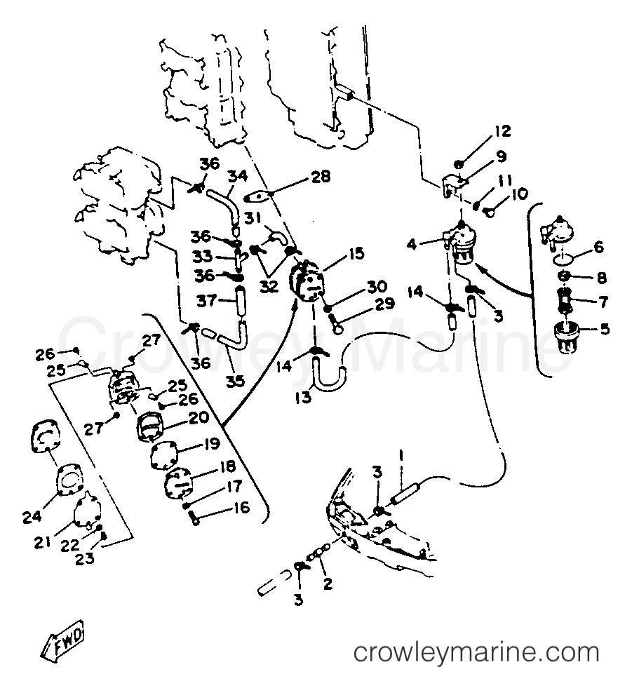 Yamaha Motors 130TXRR - FUEL SYSTEM