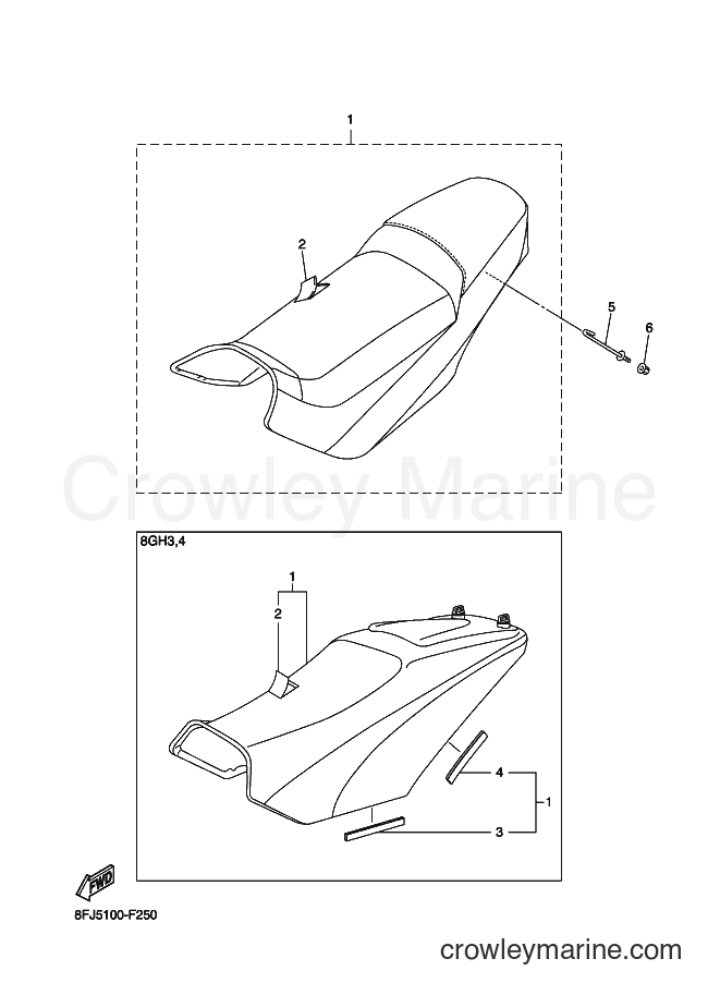 2007 Snowmobile RS10RS - RS10RS (8GH3) [020] - SEAT