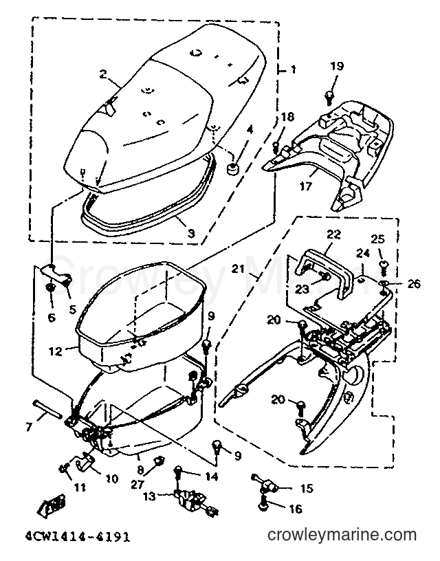 1996 Scooter XC125TR - XC125TR (4UT1) [999] - SEAT & CARRIER