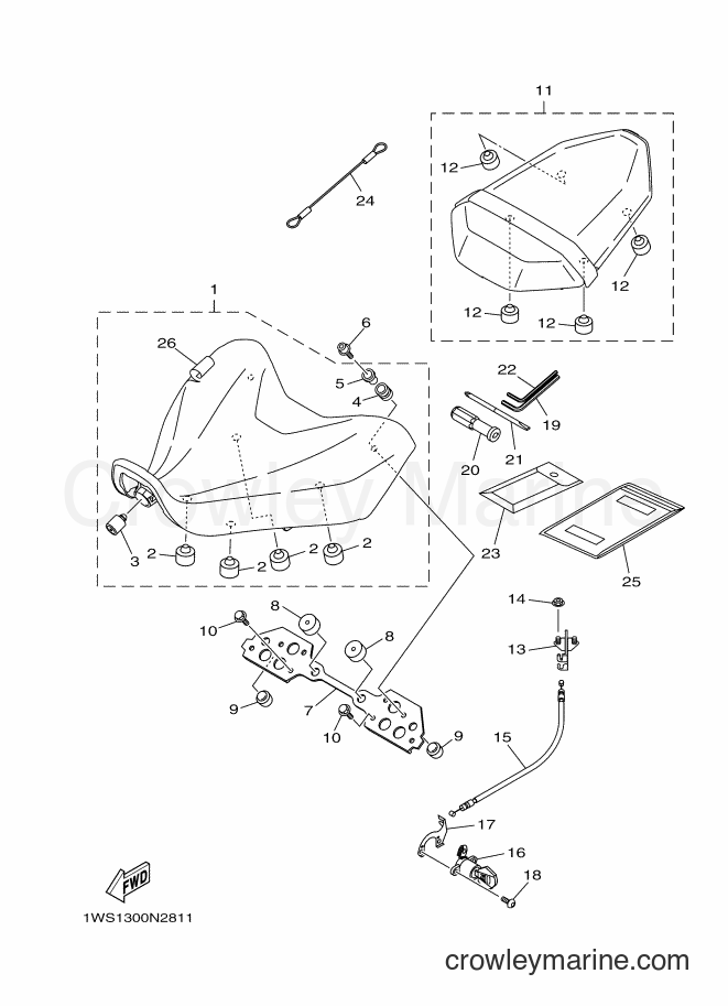 2015 Street Bike FZ07FC - FZ07FC (2RC2) [010] - SEAT