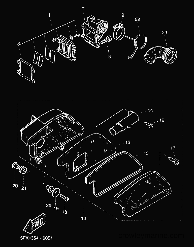 Yamaha Motors CW50RS (5FXF) [010] - INTAKE