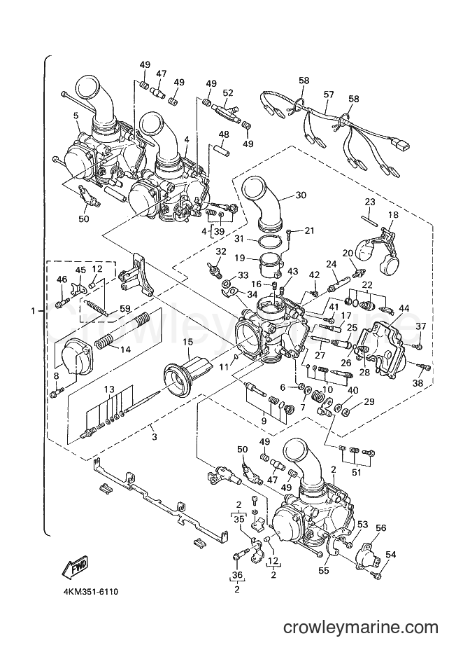 Yamaha Motors XJ900S (4KM9) [010] - CARBURETOR