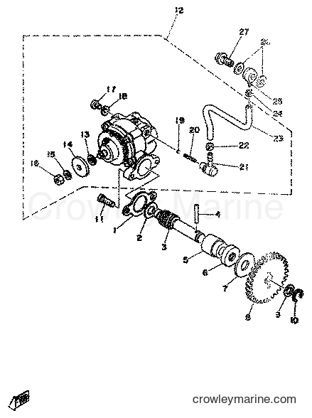 1977 Scooter FS1 - FS1 (2G0) [998] - OIL PUMP