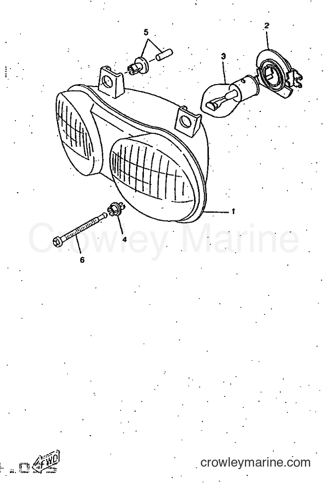 1997 Scooter CW50RS - CW50RS (4YA2) [999] - HEADLIGHT