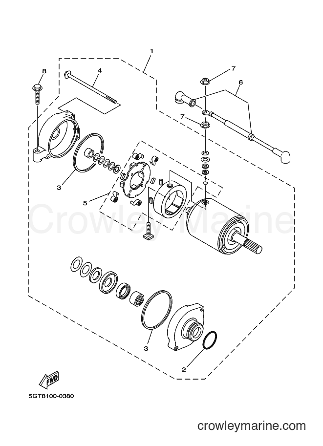 2000 ATV YFM600FWA - YFM600FWA (5GTB) [020] - STARTING MOTOR