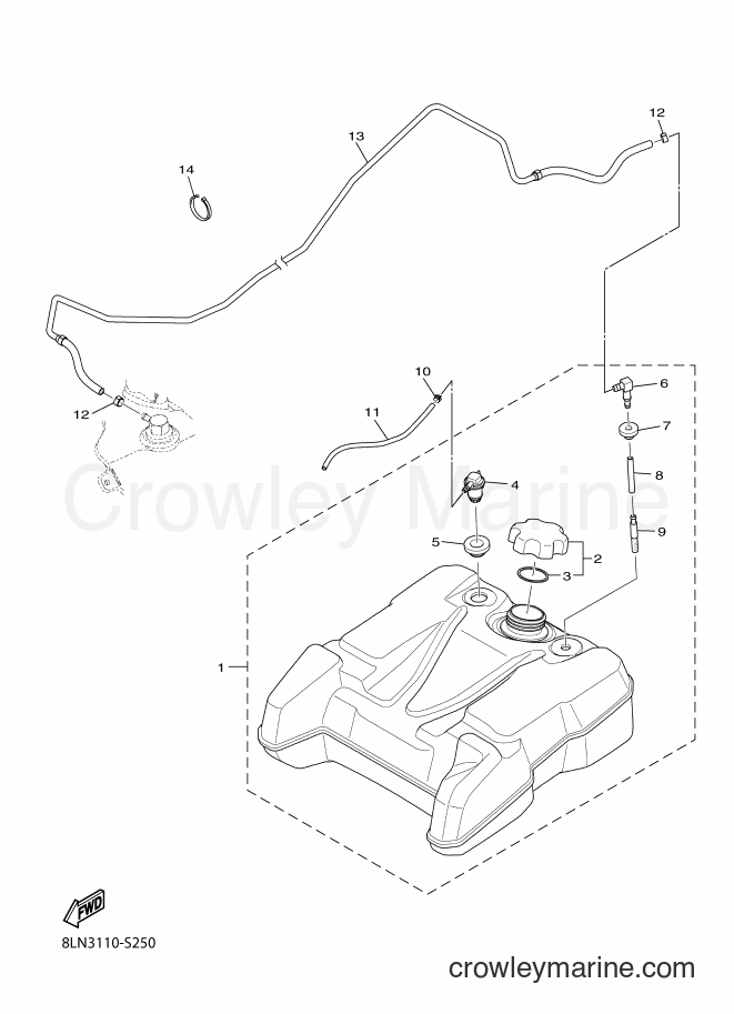 2017 Snowmobile SRV10SD46 - SRV10SD46 (8LN3) [010] - FUEL TANK 2