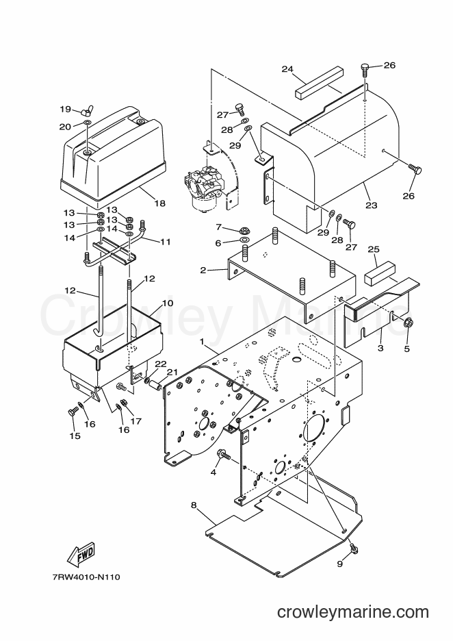 2015 Snowblower YT1070 - YT1070 (7RW4) [010] - FRAME