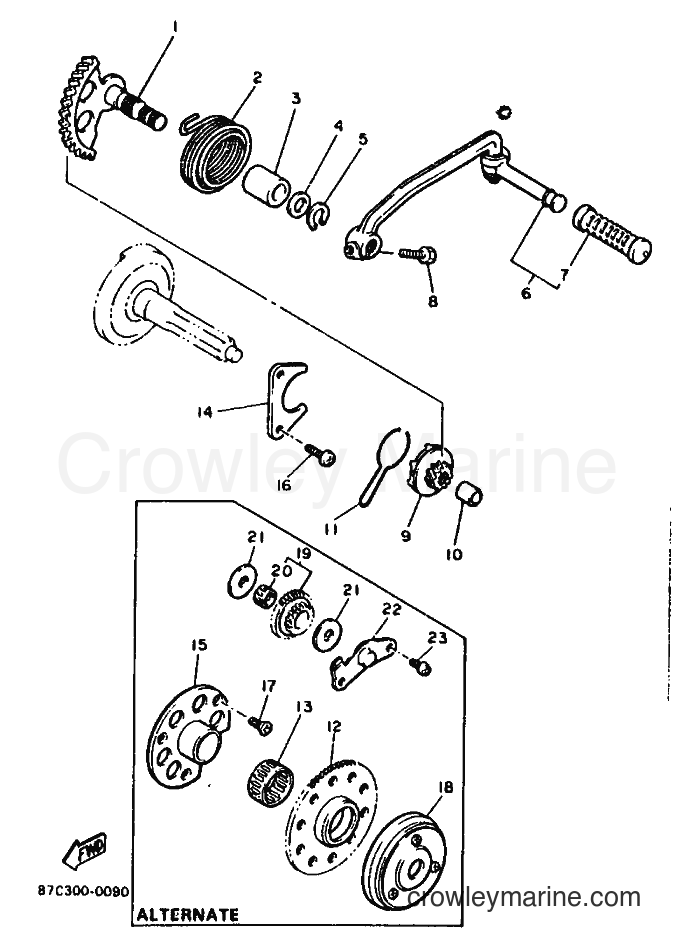 1990 Snowmobile SV125P - SV125P (87C1) [999] - STARTER