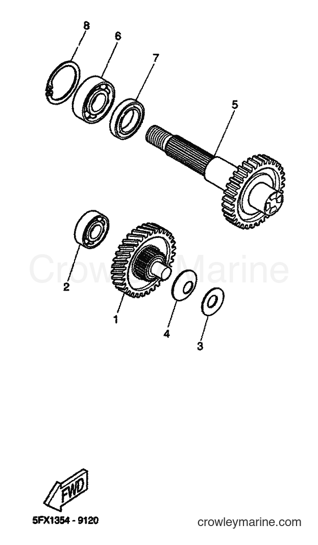 2000 Scooter CW50 - CW50 (5MN1) [030] - TRANSMISSION
