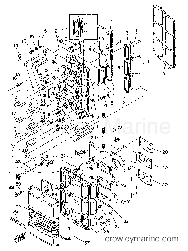 Yamaha Motors L200ETXF - INTAKE
