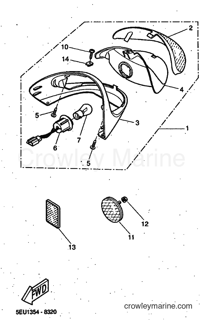 1999 Scooter YH50 - YH50 (5JB1) [010] - LUZ DE COLA