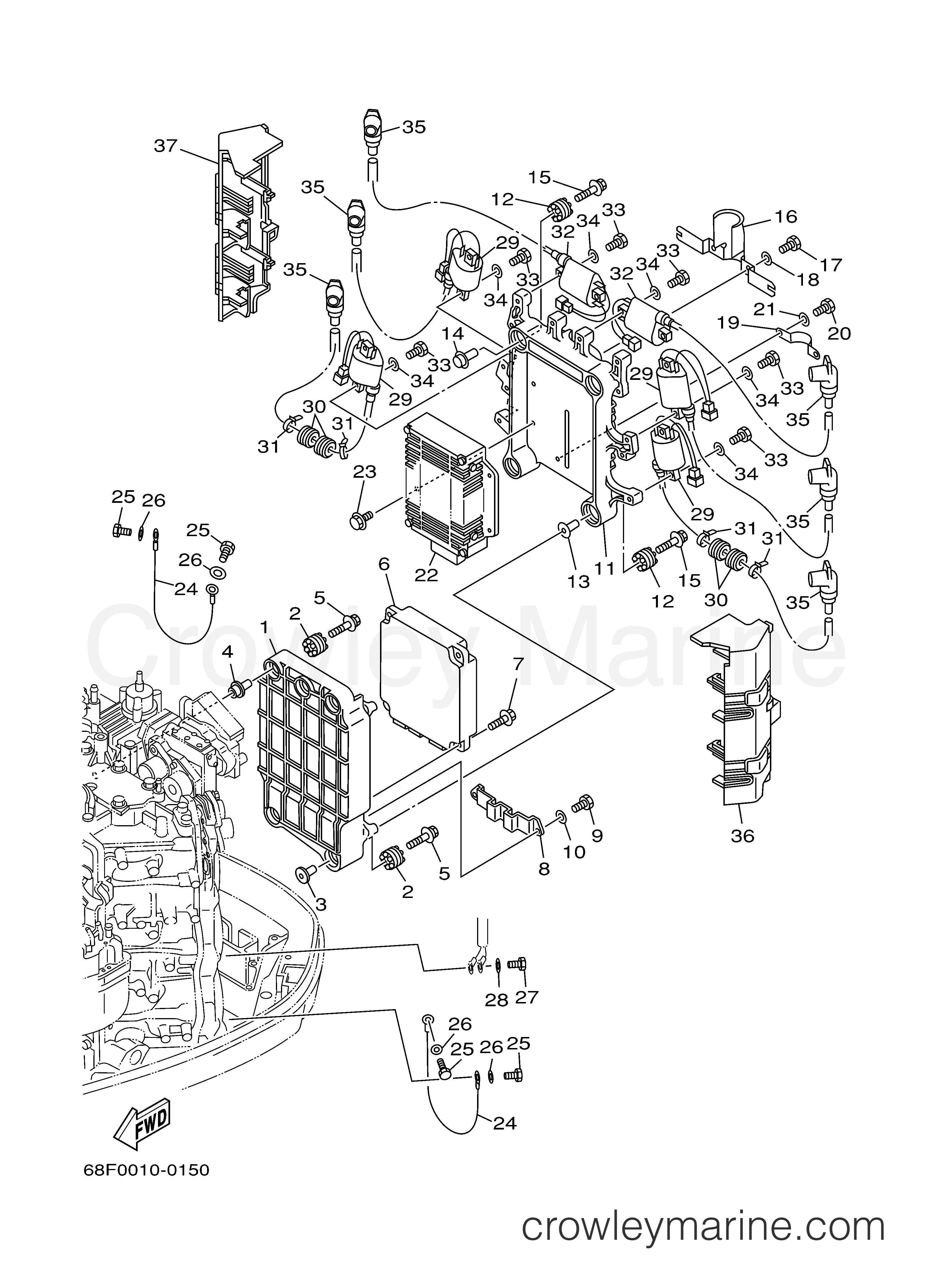 Yamaha Motors LZ200TXRY - ELECTRICAL 1