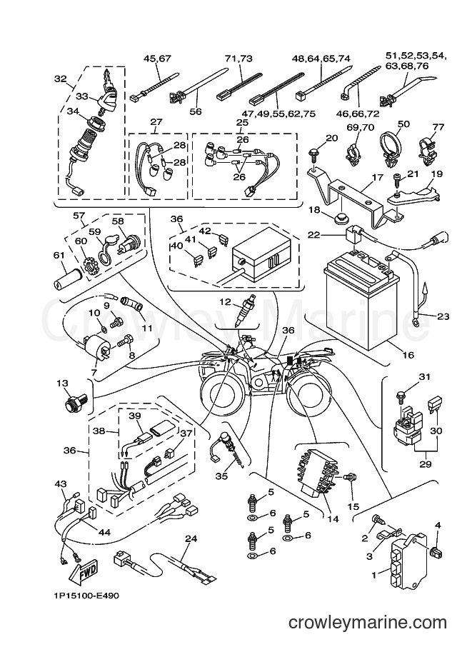 2006 ATV YFM400FWAN - YFM400FWAN (1P16) [010] - ELECTRICAL 1