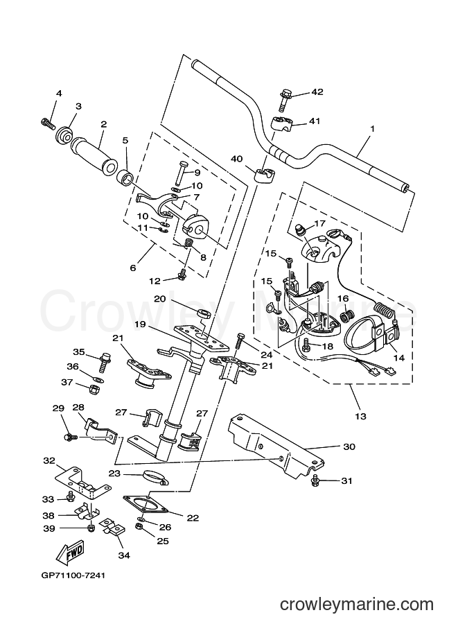 Yamaha Motors JET FOR GP760 (65VA) [03A] - STEERING 1