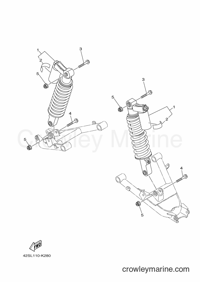 2013 ATV YXR700F - YXR700F (1RBM) [010] - REAR SUSPENSION