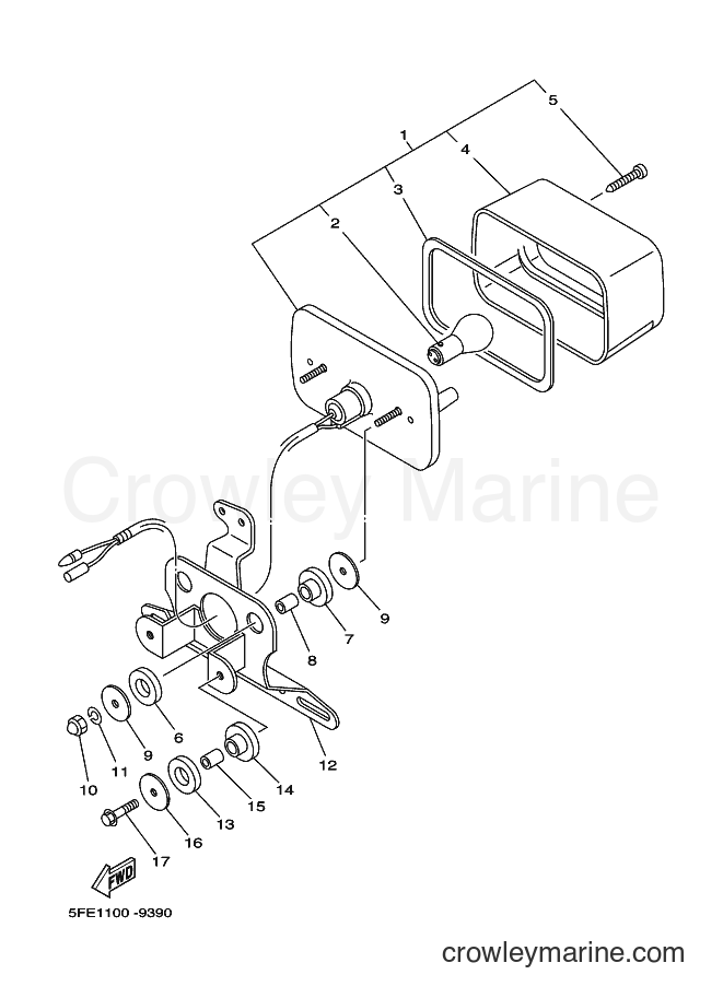 1999 ATV YFM350UB - YFM350UB (5FE4) [020] - TAILLIGHT 2