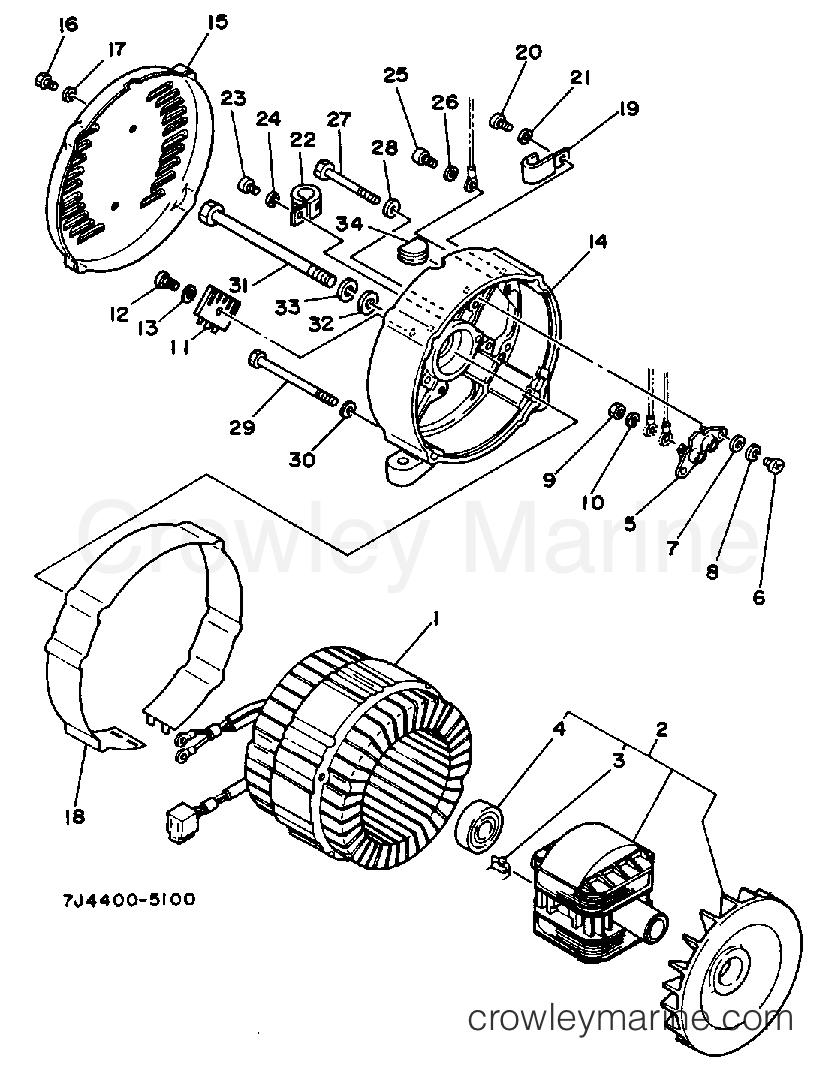 Yamaha Motors EF2800 - GENERATOR (800101~)